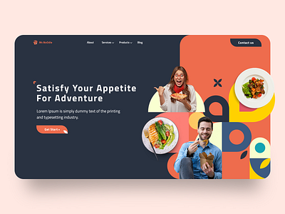 Hero Scene - Landing Page branding design figma illustration logo pattern ui uidesign ux uxdesign xd xd design