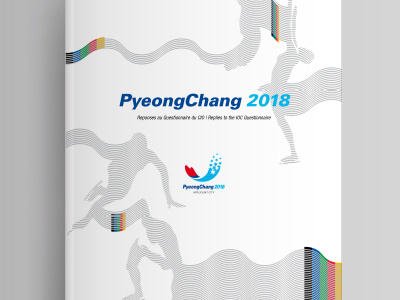 PyeongChang 2018 - Replies to the IOC Questionnaire book design design graphic design graphic designer typography yoonjangho yoonjangho.com 그래픽디자인 디자인 북디자인 윤장호 타이포그래피