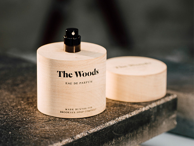 The Woods — Eau de Parfum (02) birchwood fragrance packaging parfum perfume typography wood