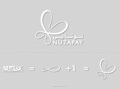 Nutapay Logo Design branding clean design icon illustration illustrator iran lettering logo minimal tehran type typography vector