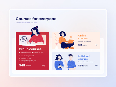 DeltaPlan Landing Page - Exam Preparation Courses design education educational illustration landingpage typography ui ux uxui web web design