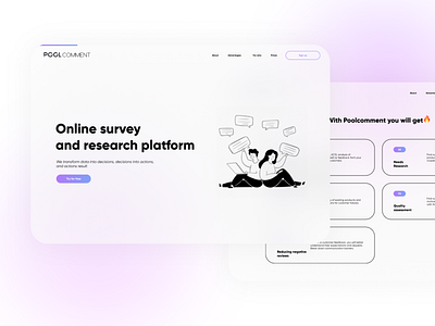 Survey constructor landing page