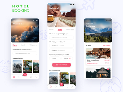 Daily UI Challenge 006-Hotel Booking app