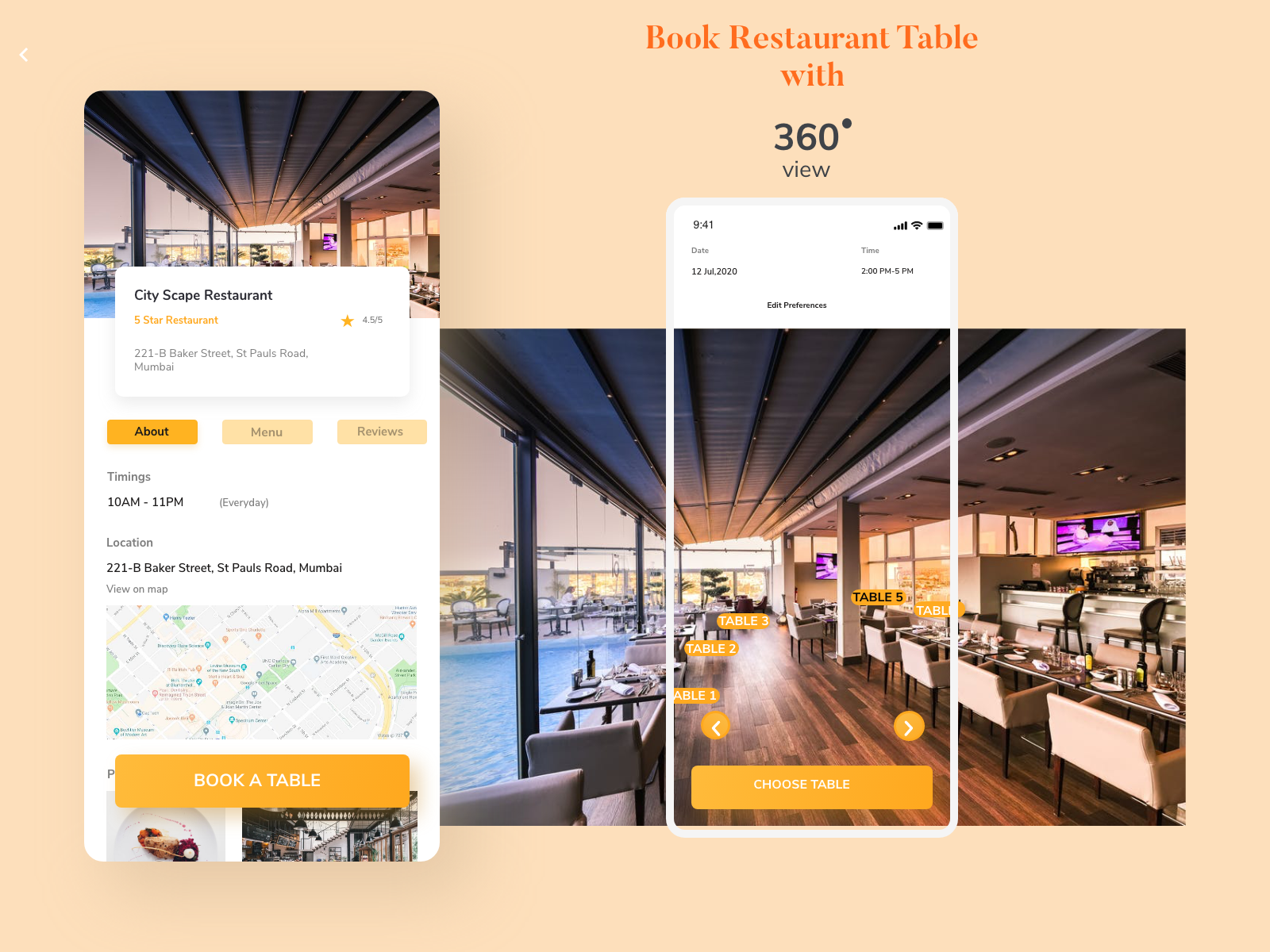 Restaurant booking