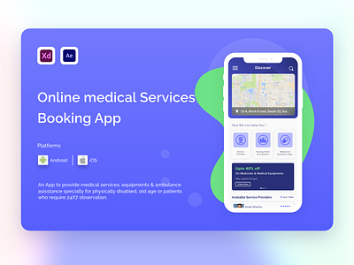 Daily UI Challenge-Day 21 Medical Service At Home