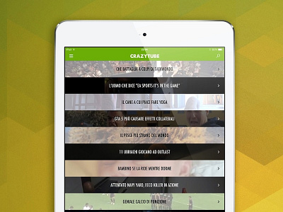 CrazyTube App for iOS 7