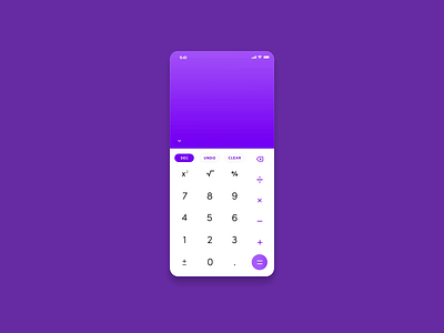 Daily UI #4 - Calculator after effects animation animated daily ui dailyui dailyuichallenge ui design uidesign ux ux design uxdesign