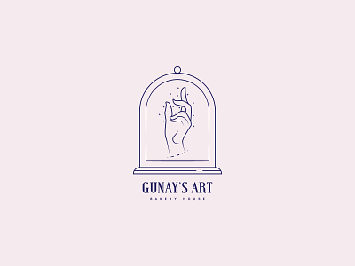 Gunay's Art art bakery house baking branding branding and identity gunays art hand logo logo design