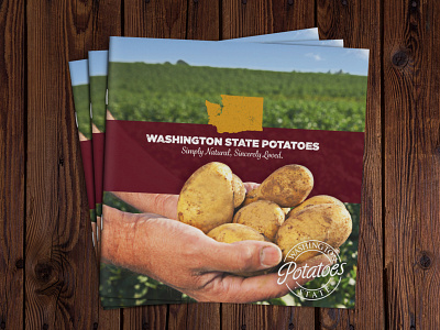 Washing State Potatoes 101 Booklet design graphic design layout print design publication