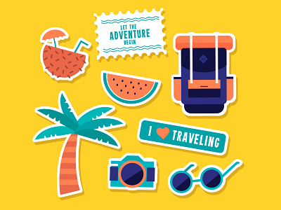 Travel stickers