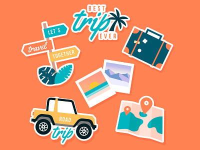 Travel stickers