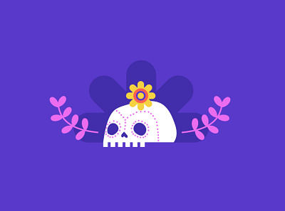 Día de los muertos design illustration mexican mexico skull vector