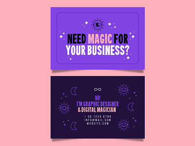 Business card businesscard design flat illustration vector
