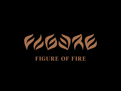 FIGURE / Modern bio fireplace brand identity branding design figure fire fireplace logo logodesign logotype visual identity