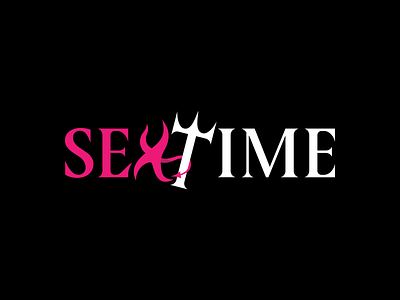 Sextime brand identity branding design logo logodesign logotype online sex visual identity web page