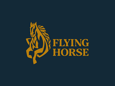 Flying Horse brand brand identity branding clothing horse logo logodesign logotype visual identity