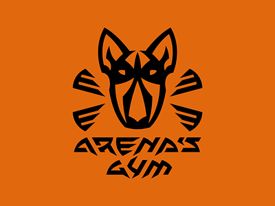 Arena's Gym brand identity branding bullterrier design gym logo logodesign logotype visual identity