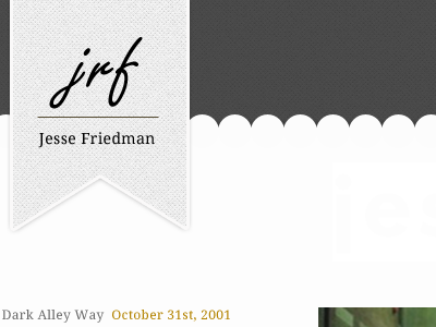 Jesse R Friedman dot com logo website