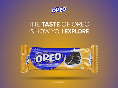 OREO LOGO CONCEPT biscuit branding cadbury chocolate design graphic design illustration logo mockup oreo package design sixt6creation typography ui ux vector