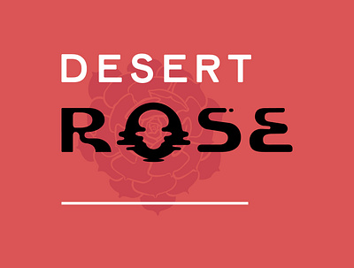 Desert Rose Logo brand design logo