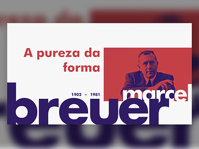 A pureza da forma - Marcel Breuer a pureza da forma bauhaus graphic design marcel breuer presentation university