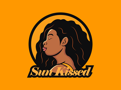 Sun kissed branding design illustration logo mascot design mascot logo vector
