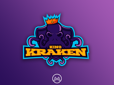 King Kraken Mascot Logo