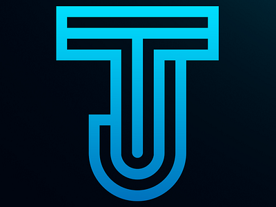TJ logo concept 2d logo concept minimalistic monogram simplistic