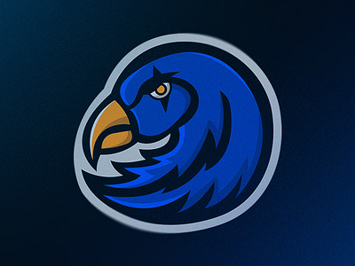 Blue Birds Mascot Logo