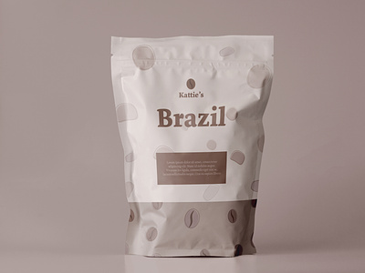 Coffe bag design bag branding coffee design minimalist