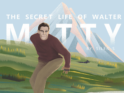 The Secret Life of Walter Mitty ben stiller iceland illustration illustration movie the secret life of walter mitty