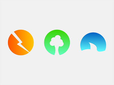 Gradient logo design