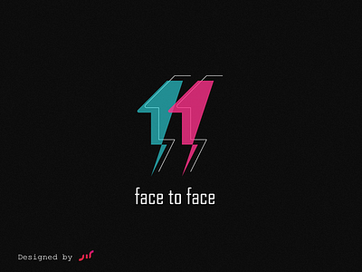 face to face logo design