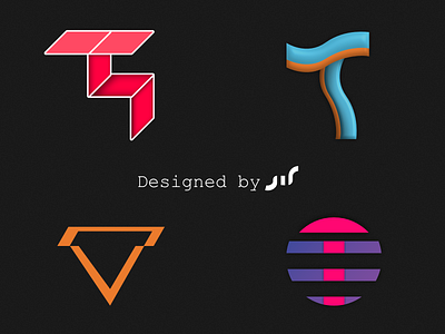 T Monogram designs