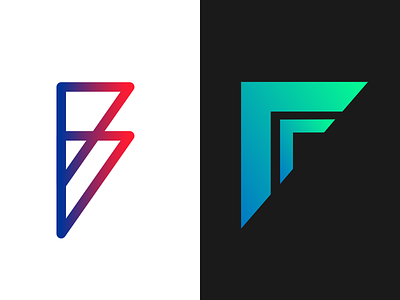 F monograms app applogo art brand branding colorful logo design developement gradient gradient design graphic design icon inspiration i̇llustration logo logodesign logotype monogram typography vector