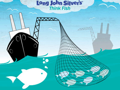 Wild-Caught fast food fish long john silvers qsr seafood sustainability think think fish wild caught