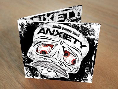 Anxiety CD Redesign cd cd package empty grunge music package smile smile empty soul soul
