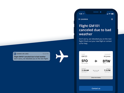 Daily UX Writing Challenge: Day 1 - Flight Cancellation