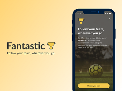 Daily UX Writing Challenge: Day 2 - Sports App