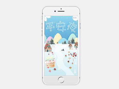 平安夜 Christmas Eve app design ui