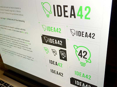 Idea42 Branding branding company idea42 logo saas