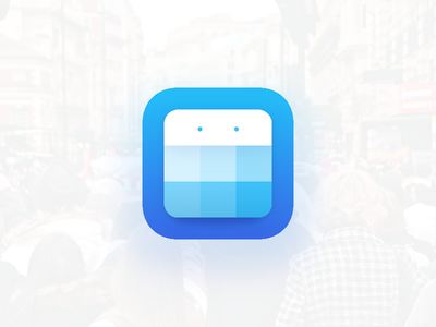 WIP Application Icon agenda app calendar event gradient icon idea42 ios ui