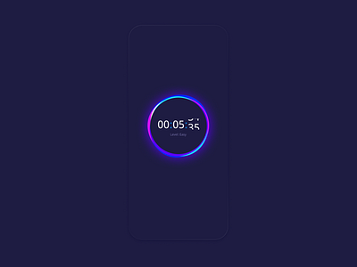 Concept of Countdown Timer app brand clock colors concept creative design gradient graphics illustration inspire mobile mobile app mobile ui product technology timer ui ux visual identity