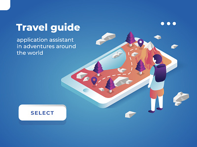 Travel guide app application geography guide travel world