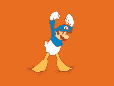 Creative Mixology - Mario Duck mixing around swapped