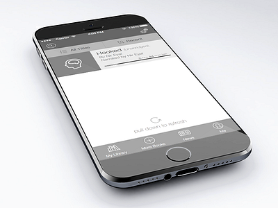 Iphone 6 Audible Concept concept mobile ux wireframes