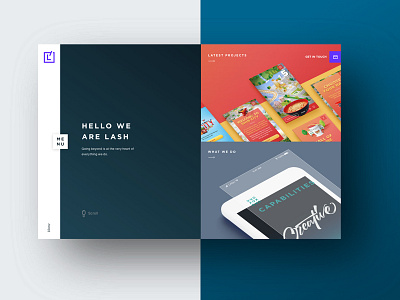 Lash Re-brand 2018 agency design digital re design ui ux webdesign website