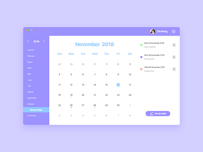 calendar ui