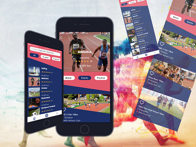 All Sports - Motion app design app art combine design graphic design graphic artist illustration iphone icons motion photo manipulation sports ui ux
