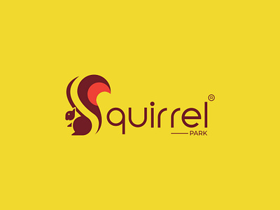 Squirrel park logo branding clean logo creative logo design flat icon identity illustration illustrator logo logo design minimal minimalist logo mordern logo professional logo typography vector